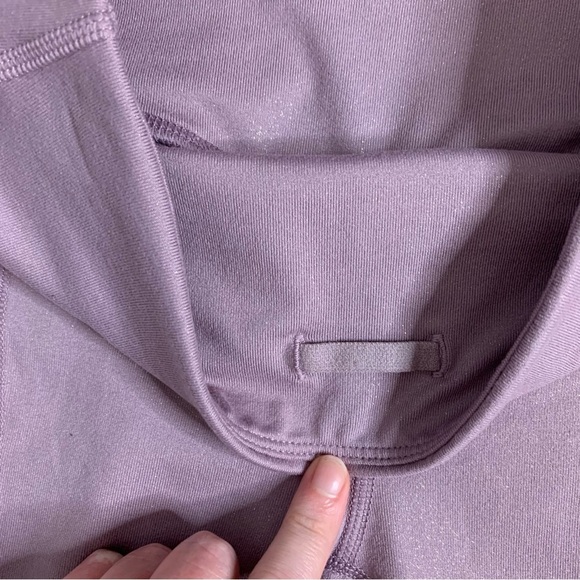 Athletic Works Women’s Leggings 7/8 Length High Rise Waist Lilac Purple Size XS - Picture 8 of 8